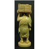 Image 3 : A JAPANESE CARVED IVORY MAN WITH BUCKET OF FISH