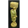 Image 4 : A JAPANESE CARVED IVORY MAN WITH BUCKET OF FISH