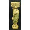 Image 5 : A JAPANESE CARVED IVORY MAN WITH BUCKET OF FISH