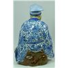 Image 5 : A CHINESE BLUE & WHITE PORCELAIN SEATED ELDER