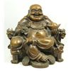 Image 1 : CHINESE BRONZE SEATED BUDDHA SCULPTURE