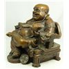 Image 4 : CHINESE BRONZE SEATED BUDDHA SCULPTURE