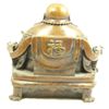 Image 5 : CHINESE BRONZE SEATED BUDDHA SCULPTURE