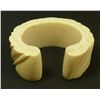 Image 3 : OLD CHINESE CARVED IVORY CHILD'S CUFF BRACELET