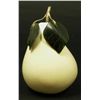 Image 1 : CHINESE STYLE IVORY JADE AND SILVER FIGURAL PEAR