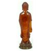 Image 5 : 18th C CHINESE AMBER STANDING BUDDHA FIGURE