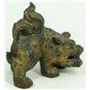 Image 2 : CHINESE MING DYNASTY BRONZE FIGURE OF FOO DOG