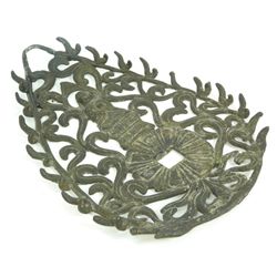 18th C MING-STYLE BRONZE TEMPLE HANGING