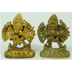 19th/20th C YAMANTAKA BRONZE SEALS