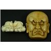Image 1 : TWO JAPANESE IVORY NETSUKE CARVINGS