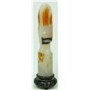 Image 3 : CARVED AGATE HO TAI SEAL ON STAND