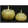 Image 1 : PAIR OF IVORY GOURD FORM TABLE SNUFF BOTTLE