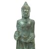 Image 2 : 18th/19th C BRONZE THAI MINIATURE STANDING BUDDHA