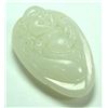 Image 2 : CHINESE WHITE JADE LAUGHING BUDDHA PENDANT