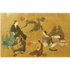 Image 1 : JAPANESE OIL PAINTING ON PAPER