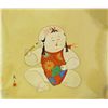 Image 1 : CHINESE HAND PAINTED SCROLL DEPICTING CHILD