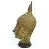 Image 3 : ANTIQUE THAI BRONZE SUKATHAI HEAD WITH STAND