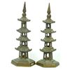 Image 1 : PR MING STYLE BRONZE PAGODAS