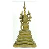 Image 1 : 17th C THAI BRONZE BUDDHA WITH NAGA FIGURE