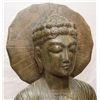 Image 2 : 18th C SOLID WOOD BUDDHA FIGURE HOLDING LOTUS