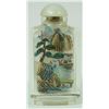 Image 2 : REVERSE GLASS PAINTED LANDSCAPE SNUFF BOTTLE