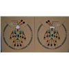 Image 1 : TWO NAVAJO SAND PAINTINGS