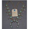 Image 1 : NAVAJO SQUASH BLOSSOM NECKLACE