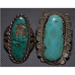 TWO NAVAJO RINGS