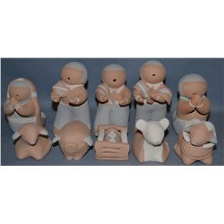 ISLETA POTTERY NATIVITY SCENE