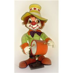 Animated window display «Clown Drummer» - Schaufensterautomat «Trommler-Clown»