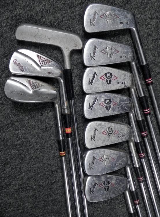 14 Golf Clubs Irons Woods Vintage MacGregor Tourney