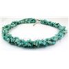 Image 2 : 591.51CTW 20in. OCEAN BLUE CHIPPED STONE NECKLACE METAL