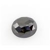 Image 1 : Jet Black Color AA Oval Brilliant 4.86CTW Loose Black D