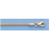 Image 2 : Pure Gold 16" 14k Gold-Yellow 1.5mm Wheat Chain 4.6g