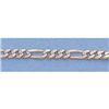 Image 1 : Pure Gold 16" 14k Gold-Yellow 5.2mm Rhod Figaro Chain