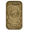 Image 1 : Christmas 2011 Bronze Bar X-1 Santa (with ornament hold