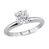 Image 1 : 1.50 ct Round cut Diamond Solitaire Ring, G-H, SI2