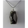 Image 2 : Smooth 161.15ctw Uncut Amethyst Silver Pendant