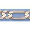 Image 1 : Pure Gold 16" 14k Gold-Yellow 7.6mm Figaro Chain 39g