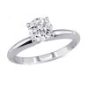 Image 1 : 0.85 ct Round cut Diamond Solitaire Ring, I-J, SI2