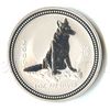 Image 1 : Australian Lunar Silver 1 oz Silver 2006 Dog