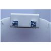 Image 1 : 11.85 CTW BLUE TOPAZ EARRINGS .925 STERLING SILVER