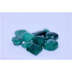112.70 CTW AFRICAN EMERALD MIX SHAPES LOOSE STONES