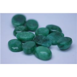 147.20 CTW AFRICAN EMERALD CABUSHION LOOSE STONES