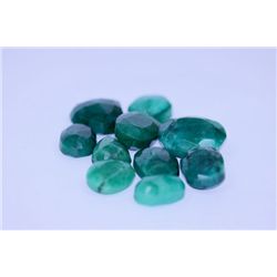 133.05 CTW AFRICAN EMERALD MIX SHAPES LOOSE STONES
