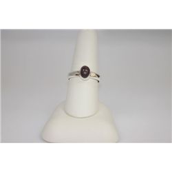 17.50 CTW RUBY RING .925 STERLING SILVER