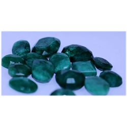 186.55 CTW AFRICAN EMERALD MIX SHAPES LOOSE STONES