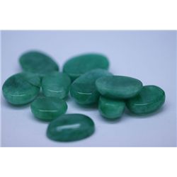 101.90 CTW AFRICAN EMERALD CABUSHION LOOSE STONES