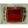 Image 1 : 32.90 ctw Red color Ring .925 Sterling Silver