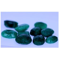 171.80 CTW AFRICAN EMERALD MIX SHAPES LOOSE STONES